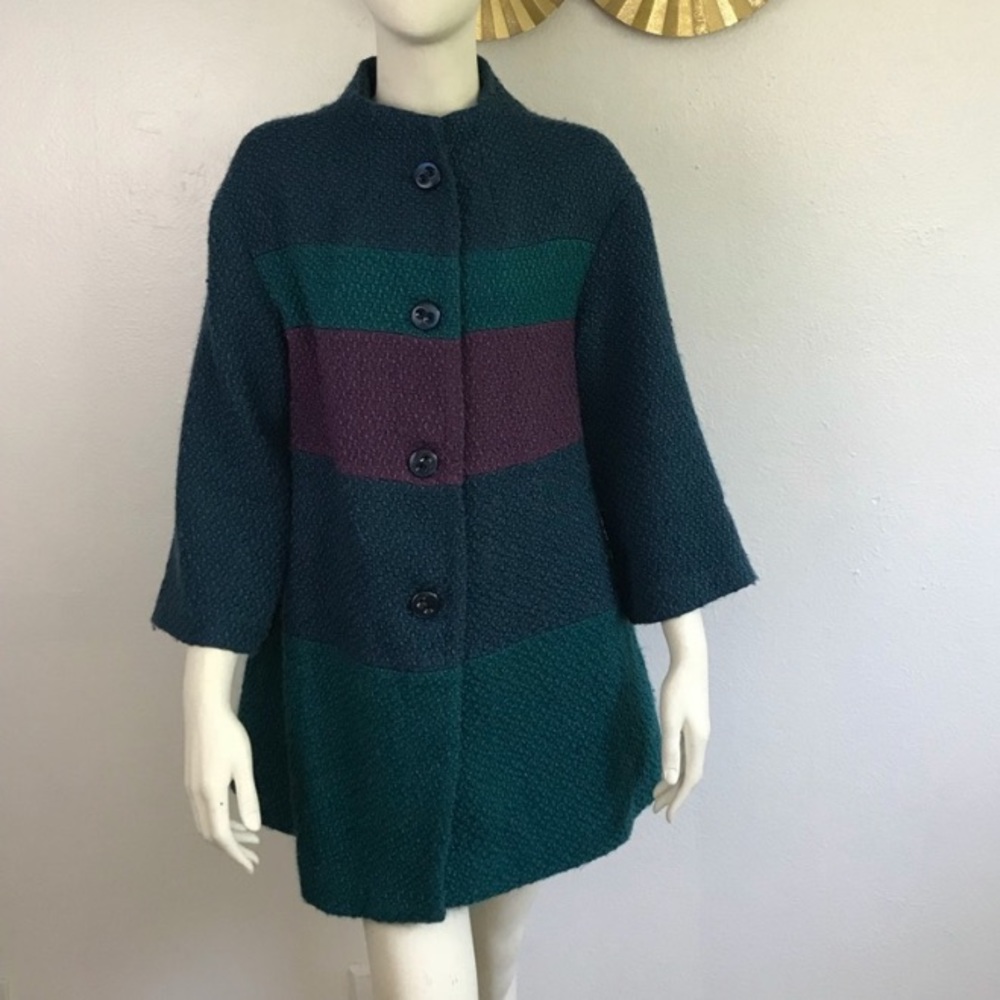 3/4 sleeve Tabitha Anthropologie Wool Pea Coat
